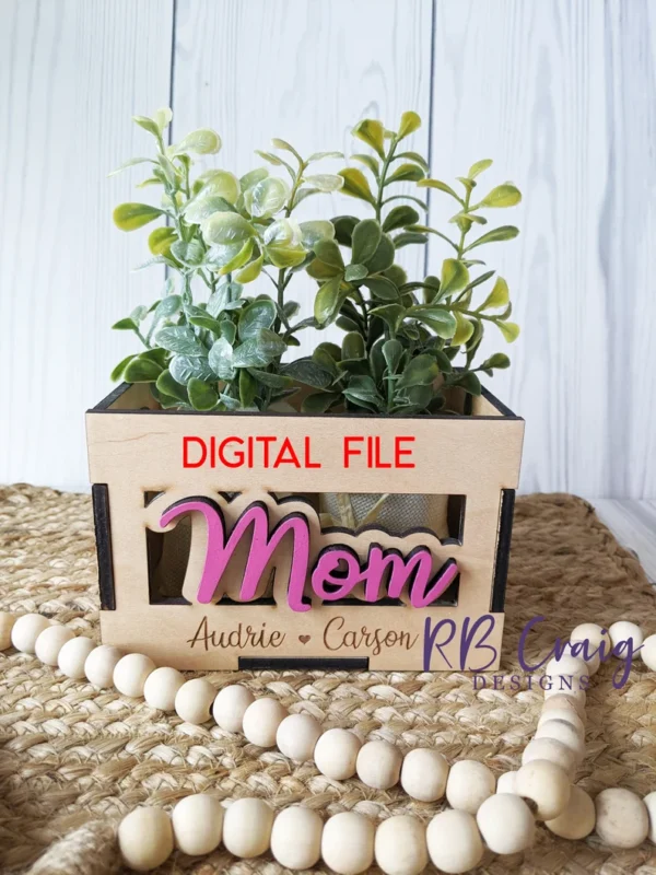 Cesta De Regalo Del Dia De La Madre Creativo Digital